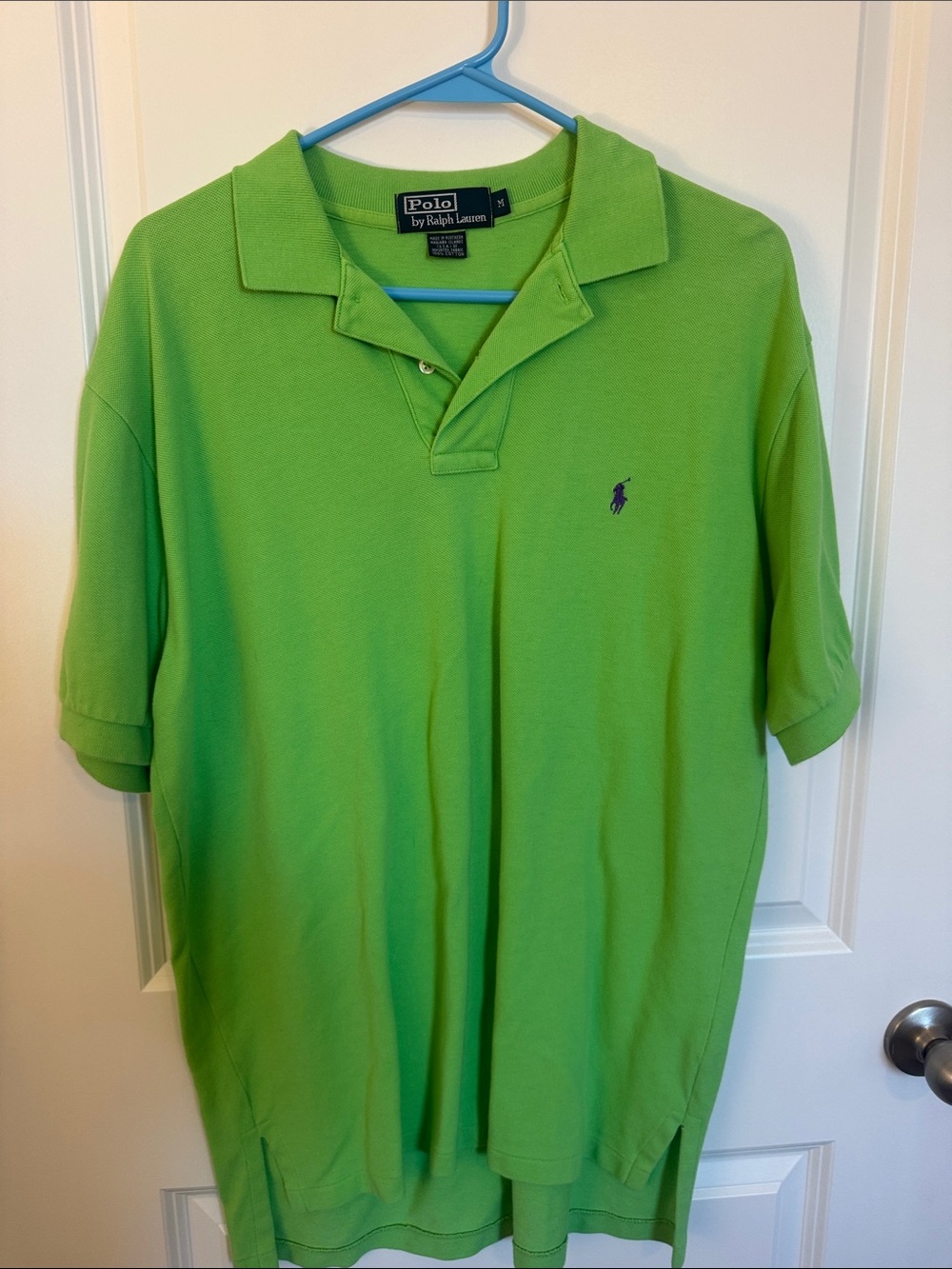 Polo by Ralph Lauren Bright Lime Green Short Sleeve Polo